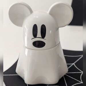SOLD - Small Mickey Ghost Cookie Jar